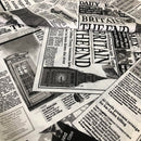 COTONE ARREDAMENTO - 288 GIORNALE BIANCO E NERO