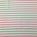 JERSEY DI COTONE - RIGA BIANCO/ROSA 2 CM