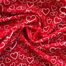 MON-079 CORNICE CUORE FONDO ROSSO