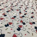 JERSEY DI COTONE - CANE WOFF DUE VARIANTI