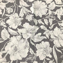 COTONE ARREDAMENTO - 295 FIORE GRANDE BIANCO DUE VARIANTI