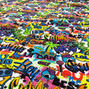 JERSEY DI COTONE - GRAFFITI COLORATI