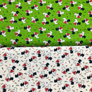 JERSEY DI COTONE - CANE WOFF DUE VARIANTI