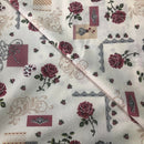 COTONE ARREDAMENTO - 291 ROSA BORDEAUX SHABBY