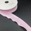 SBIECO COTONE H 25MM - FIORELLINO BIANCO DUE VARIANTI