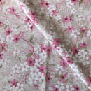 COTONE ARREDAMENTO - 296 FIORI FONDO MELANGE DUE VARIANTI