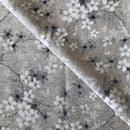 COTONE ARREDAMENTO - 296 FIORI FONDO MELANGE DUE VARIANTI