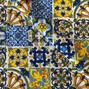 COTONE ARREDAMENTO - MATTONELLE BLU 298