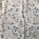 COTONE ARREDAMENTO - 296 FIORI FONDO MELANGE DUE VARIANTI