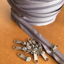 CERNIERA A METRO - CERNIERA E CURSORI N7 GRIGIO