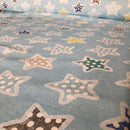 COTONE ARREDAMENTO - 315 STELLINE POIS FONDO CELESTE