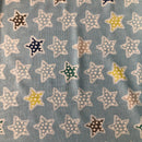 COTONE ARREDAMENTO - 315 STELLINE POIS FONDO CELESTE