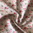 COTONE ARREDAMENTO - 110 ROSE BORDEAUX FONDO BEIGE