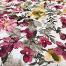 COTONE ARREDAMENTO - 319 FIORI E FARFALLE COLORATE