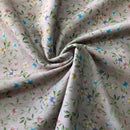 COTONE ARREDAMENTO - 320 FIORELLINI COLORATI FONDO BEIGE