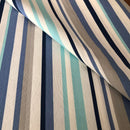 COTONE ARREDAMENTO - 327 RIGA ALTERNATA BLU E VERDE ACQUA