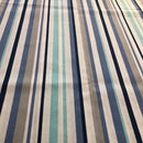 COTONE ARREDAMENTO - 327 RIGA ALTERNATA BLU E VERDE ACQUA