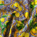 COTONE ARREDAMENTO - 336 LIMONI FONDO VIETRI ROSA SCURO