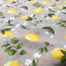 COTONE ARREDAMENTO - 337 LIMONI ED OLIVE FONDO BEIGE