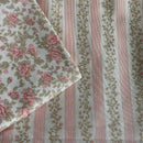 COTONE ARREDAMENTO - 343 FIORE E RIGA ROSA - ABBINAMENTO