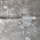 COTONE ARREDAMENTO - 350 CORALLO BIANCO FONDO BEIGE