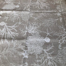 COTONE ARREDAMENTO - 350 CORALLO BIANCO FONDO BEIGE