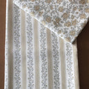 COTONE ARREDAMENTO - 351 FIORE E RIGA BEIGE - ABBINAMENTO