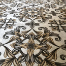 COTONE ARREDAMENTO - 353 MAIOLICHE GRANDI TORTORA E BEIGE