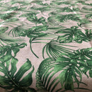 COTONE ARREDAMENTO - 360 FOGLIE VERDI FONDO BEIGE