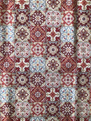 COTONE ARREDAMENTO - 367 MATTONELLA ROSSO/BEIGE