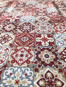 COTONE ARREDAMENTO - 367 MATTONELLA ROSSO/BEIGE