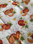 COTONE ARREDAMENTO - 378 ZUCCA CON FIORELLINO