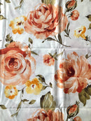 COTONE ARREDAMENTO - 382 FIORE GRANDE ARANCIO