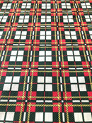 COTONE ARREDAMENTO - 384 SCOZZESE BIANCO/VERDE