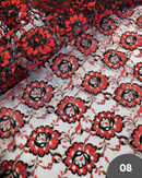 08 PIZZO RASCHEL FIORE ROSSO E NERO