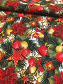 COTONE ARREDAMENTO - 402 PALLINE E FOGLIE NATALE