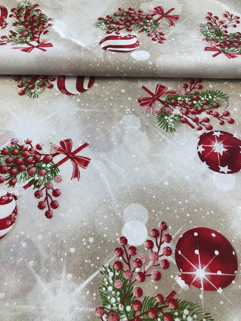 COTONE ARREDAMENTO - 445 PALLE DI NATALE CON FIOCCO