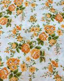 COTONE ARREDAMENTO - 483 FIORE GRANDE ARANCIO