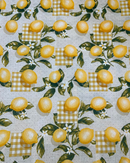 COTONE ARREDAMENTO - 489 LIMONE QUADRETTINO FONDO MICROPOIS