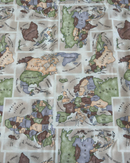 COTONE ARREDAMENTO - 523 MAPPAMONDO DISEGNATO