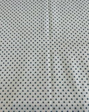 COTONE ARREDAMENTO - 537 POIS BLU FONDO BIANCO