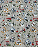 COTONE ARREDAMENTO - 543 CANE QUADRO COLORATO