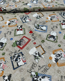 COTONE ARREDAMENTO - 543 CANE QUADRO COLORATO