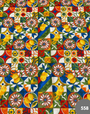 COTONE ARREDAMENTO - 558 MATTONELLE LIMONI E CARRETTO SICILIA