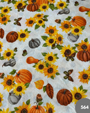 COTONE ARREDAMENTO - 564 GIRASOLE CON ZUCCA