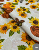 COTONE ARREDAMENTO - 564 GIRASOLE CON ZUCCA