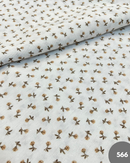 COTONE ARREDAMENTO - 566 ROSELLINA BEIGE STELO TORTORA