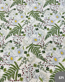 COTONE ARREDAMENTO - 571 MARGHERITA BIANCA E QUADRIFOGLIO