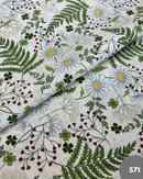 COTONE ARREDAMENTO - 571 MARGHERITA BIANCA E QUADRIFOGLIO