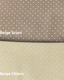 COTONE ARREDAMENTO - 582 POIS PICCOLO BEIGE - DUE VARIANTI